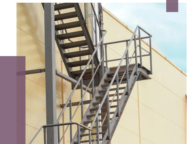 Пожарные лестницы в Кимрах от 12527 руб. — монтаж и продажа | ПРОЛЁТ-Кмы