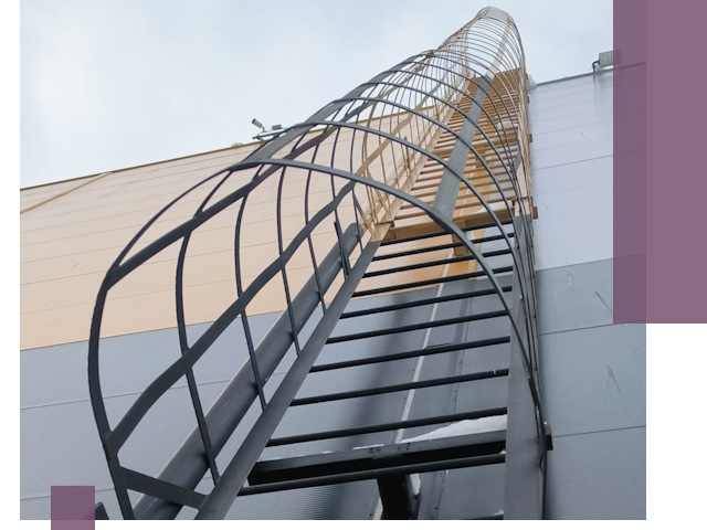 Изготовление и монтаж пожарных лестниц в Кимрах профессионально