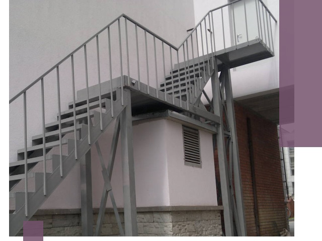 Монтаж пожарных лестниц под ключ в Кимрах с гарантией качества