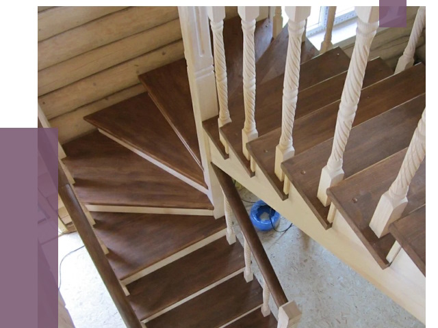 Реставрация деревянных лестниц в Кимрах от 4384 руб.