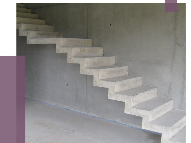 Бетонные лестницы в Кимрах от 19312 руб. под ключ | ПРОЛЁТ-Кмы