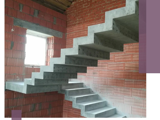 Бетонные лестницы под ключ в Кимрах: монтаж, демонтаж, ремонт