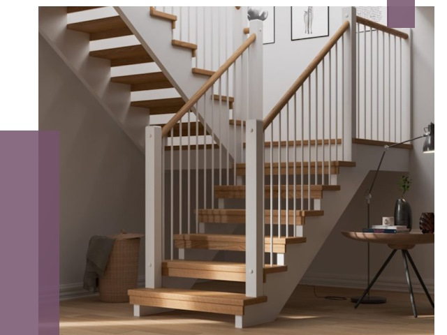 Маршевые лестницы в Кимрах от 38885 руб. — монтаж | ПРОЛЁТ-Кмы