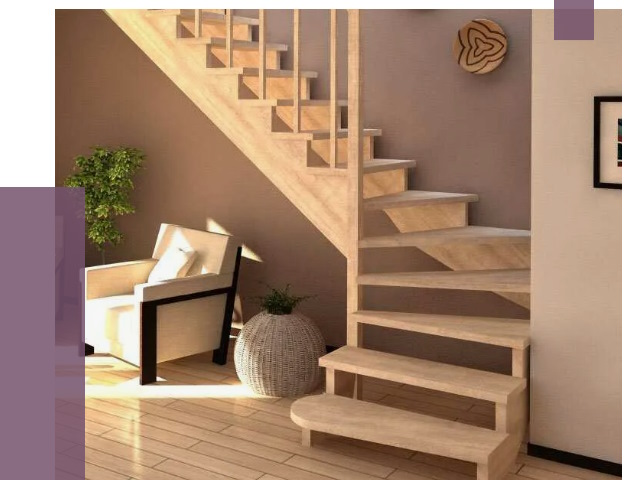 Изготовление Г-образных лестниц в Кимрах от 19312 руб. 