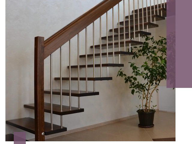 Лестницы на больцах под ключ в Кимрах – изготовление и монтаж