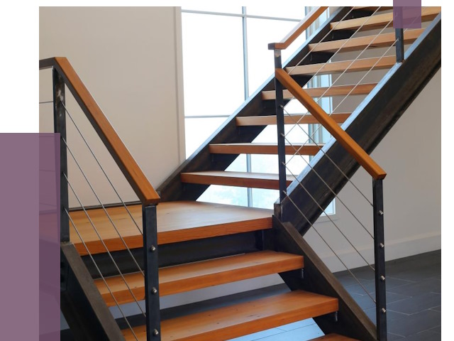 Изготовление лестниц на металлокаркасе в Кимрах от 19312 руб. | ПРОЛЁТ-Кмы