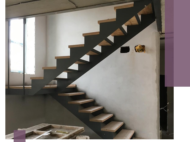 Изготовление лестниц на металлокаркасе в Кимрах от производителя