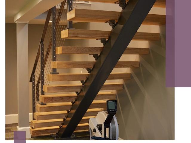 Лестницы на монокосоурах под ключ в Кимрах - изготовление и монтаж