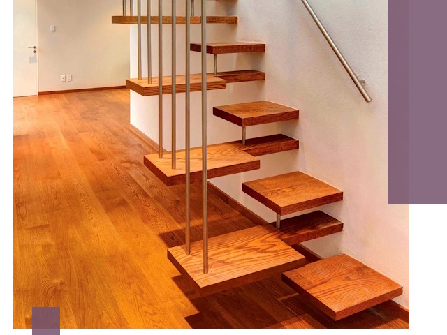 Лестницы «гусиный шаг» на заказ в Кимрах для узких пространств