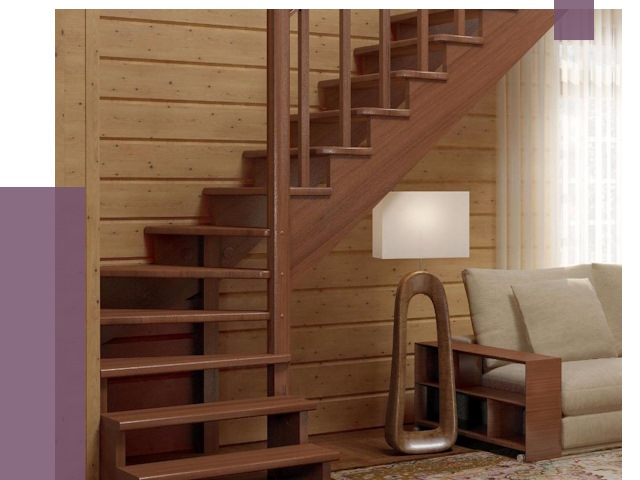 Лестницы эконом класса в Кимрах от 18634 руб. бюджетные решения