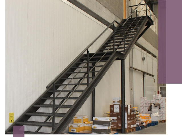 Лестницы для производства в Кимрах — изготовление и монтаж