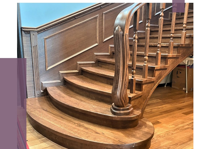 Дубовые лестницы под ключ в Кимрах от 180073 руб. — ПРОЛЁТ-Кмы