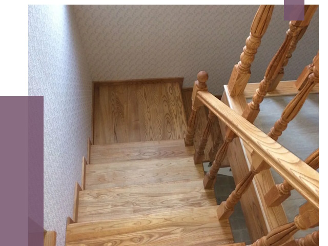 Сосновые лестницы в Кимрах под ключ от 8247 руб.  | ПРОЛЁТ-Кмы