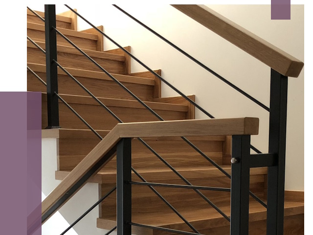 Обшивка металлической лестницы деревом в Кимрах от 4437 руб. 