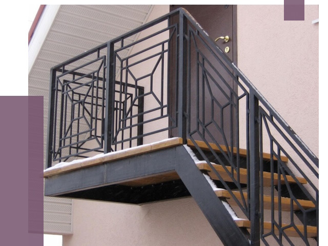 Металлические перила в Кимрах от 4384 руб.  | ПРОЛЁТ-Кмы