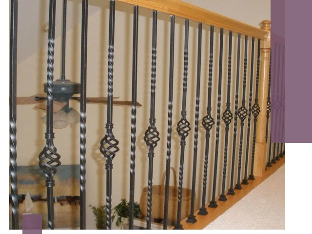 Изготовление и монтаж кованных перил в Кимрах под ключ