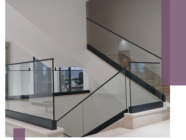 Стеклянные перила премиум-класса с установкой в Кимрах