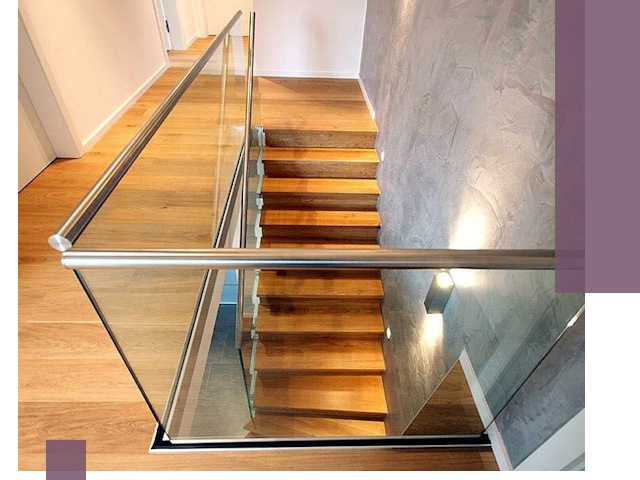 Перила для лестницы в доме — изготовление и монтаж в Кимрах