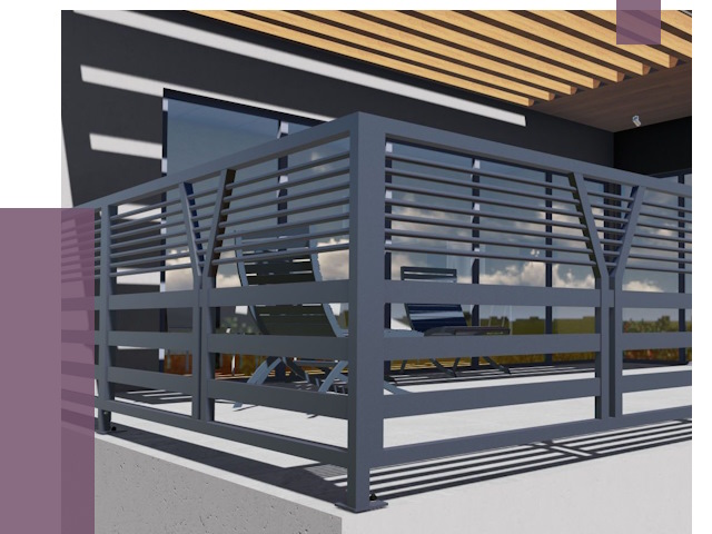 Изготовление балконных ограждений в Кимрах от 10961 руб. | ПРОЛЁТ-Кмы