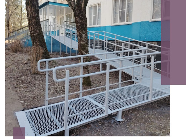 Пандусы под ключ в Кимрах: изготовление, монтаж и демонтаж
