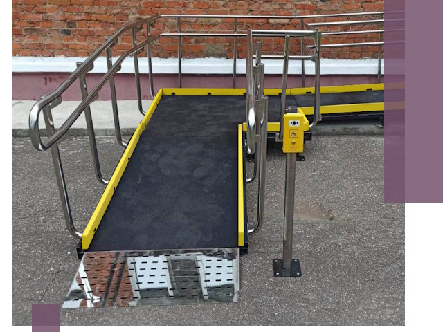 Изготовление наклонных пандусов для инвалидов в Кимрах