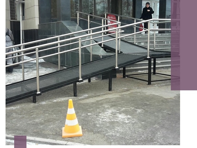 Стационарные пандусы под ключ в Кимрах — изготовление и монтаж