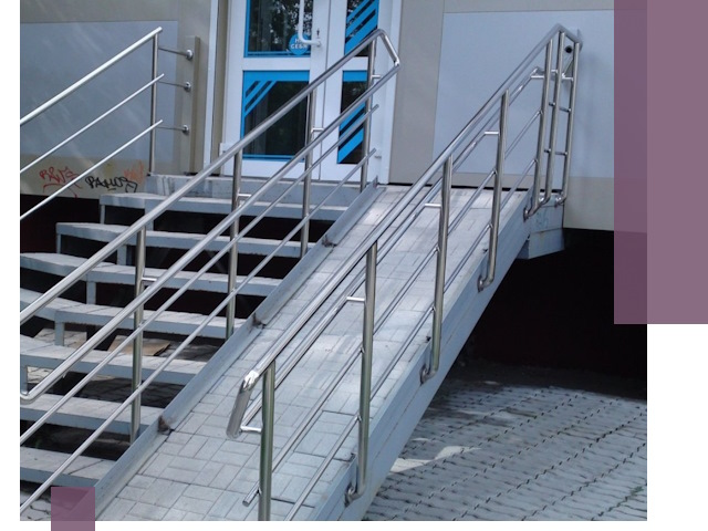 Пандус на крыльцо под ключ в Кимрах: монтаж и изготовление