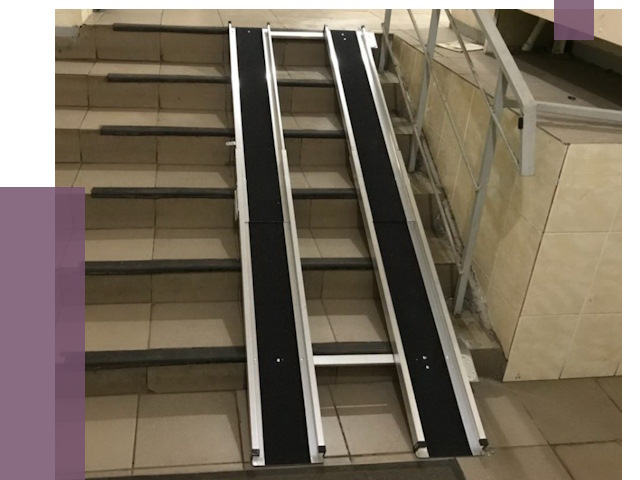 Установка пандуса в подъезд в Кимрах от 8142 руб. под ключ | ПРОЛЁТ-Кмы