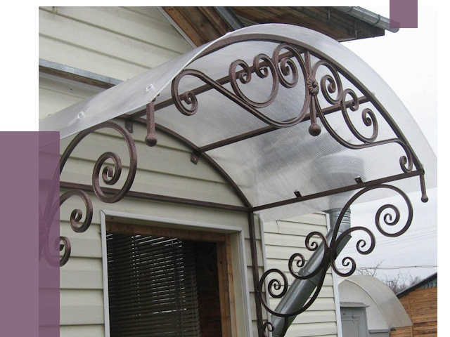 Изготовление козырьков в Кимрах от 7516 руб. — заказать | ПРОЛЁТ-Кмы