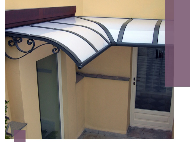 Монтаж козырьков любой сложности в Кимрах под ключ