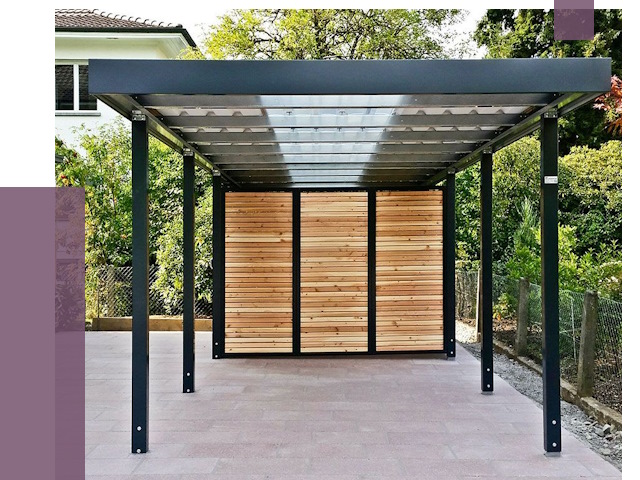 Отдельно стоящие навесы во дворе в Кимрах от 81946 руб. | ПРОЛЁТ-Кмы