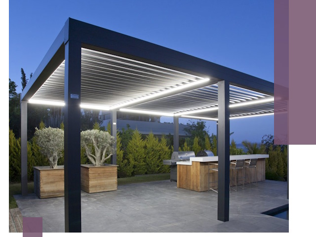 Навесы отдельно стоящие под ключ в Кимрах из металла и поликарбоната