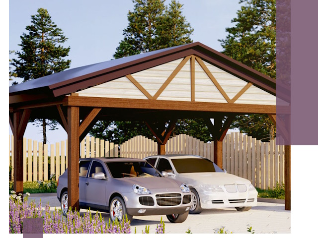 Навесы для автомобиля в Кимрах — изготовление и монтаж