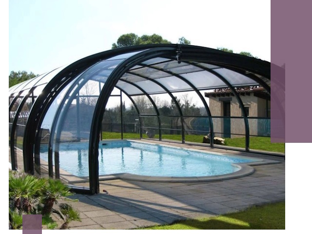 Навесы для бассейна в Кимрах: изготовление и монтаж под ключ