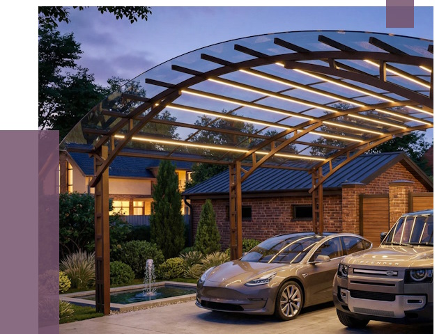 Металлические навесы в Кимрах от 12944 руб. под ключ — ПРОЛЁТ-Кмы