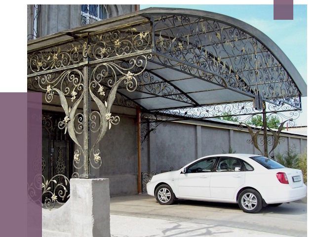 Кованые навесы в Кимрах от 14876 руб. | ПРОЛЁТ-Кмы