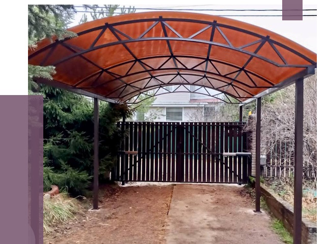 Арочные навесы в Кимрах от 12997 руб. — изготовление и монтаж | ПРОЛЁТ-Кмы