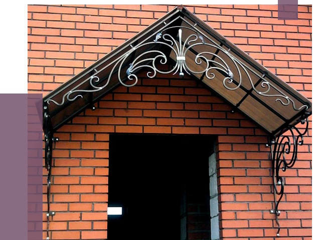 Металлические козырьки в Кимрах от 10909 руб. 