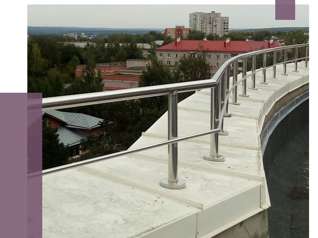 Парапеты и ограждения кровли в Кимрах от 5063 руб.