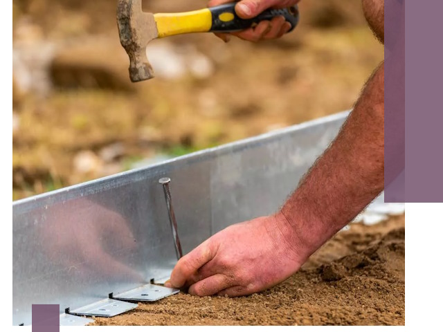 Монтаж металлических бордюров в Кимрах быстро и качественно