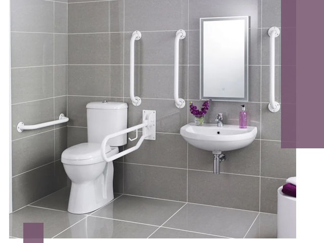 Поручни для санузлов в Кимрах: установка, ремонт и монтаж