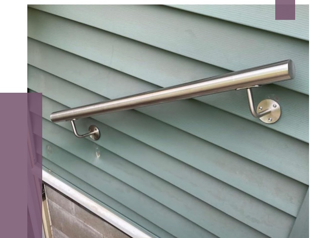 Поручни из нержавеющей стали в Кимрах от 7829 руб.  | ПРОЛЁТ-Кмы